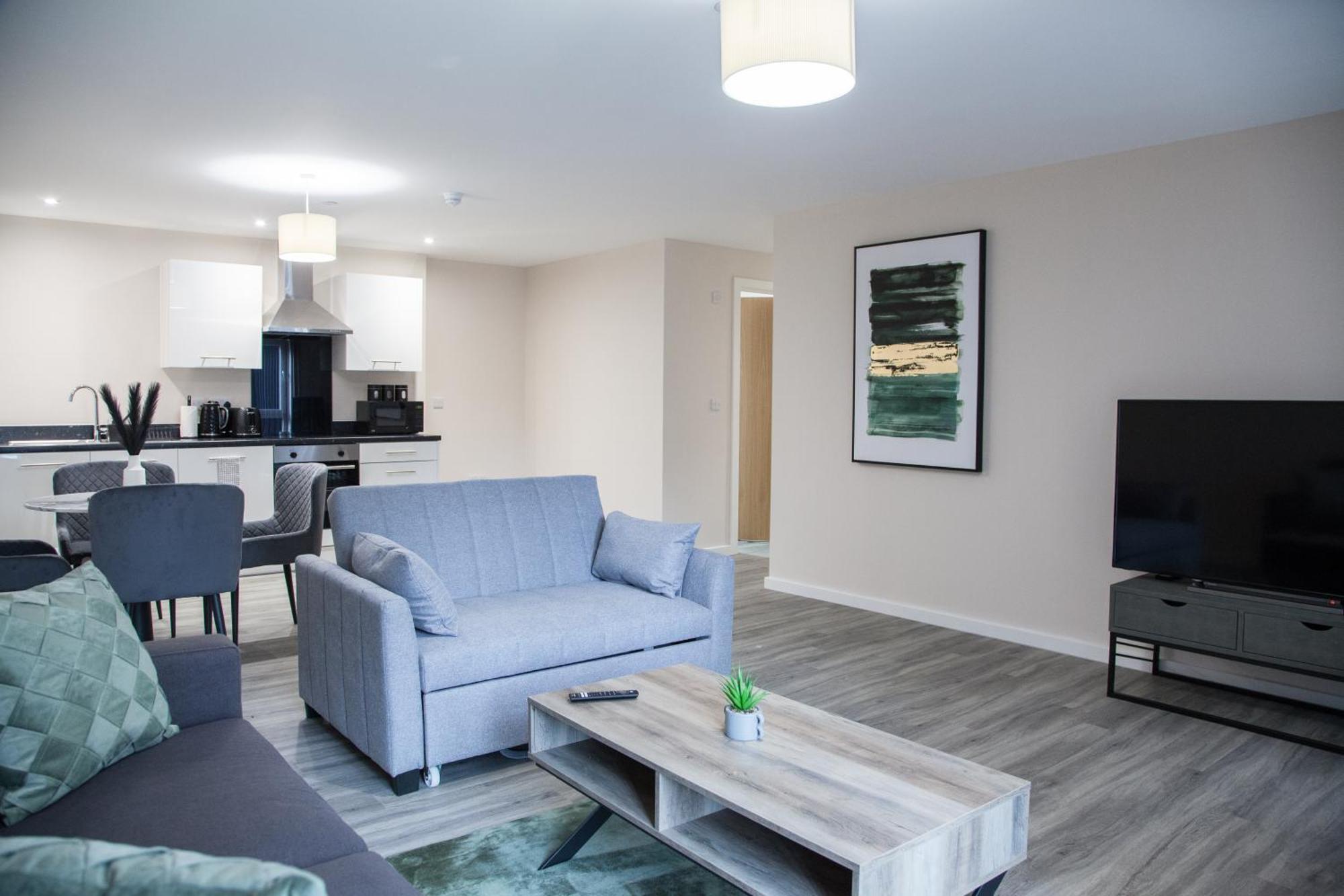 Modern 2Bd Apartment In Manchester City Exterior foto