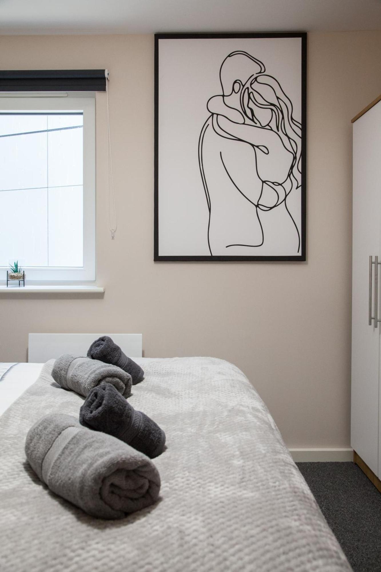 Modern 2Bd Apartment In Manchester City Exterior foto